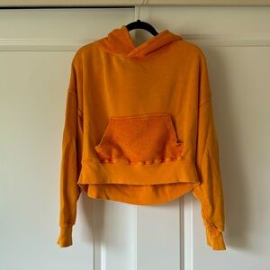 Free People, cropped hoodie